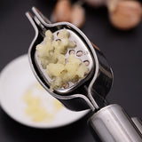 Manual Stainless Steel Garlic Press Crusher for Home Kitchen Cooking