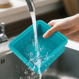 4Pcs Silicone Freezer Tray for Soup Ice Cubes with Lid for Meal Prep Style 2