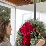 2Pcs Adjustable Wreath Hanger Over The Door Wreath Hook Hanger for Christmas Wreath Decoration