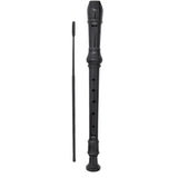 ABS 8-Hole Descant Soprano Recorder for Beginners Black