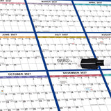 2027 Dry Erase Wall Calendar Double Sided Planner 88x59cm