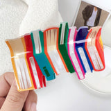 2Pcs Book Hair Clips Hair Jaw Funny Hair Accessories Orange