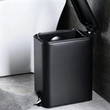 Small Bathroom 14cm Trash Can Lid Soft Close for Kitchen Bedroom Living Room