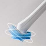 Toilet Brush Set with 16 Replaceable Heads for Bathroom Cleaning