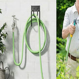 Garden Hose Holder Wall Mount Metal Water Hose Hanger for Outside Durable Hook for Garden