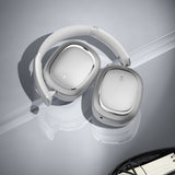 Over Ear Bluetooth Wireless Headphones Lightweight Foldable for Travel Home and Office Silver