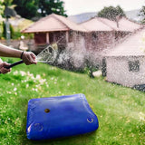 Foldable PVC Water Bag 110L with Faucet and 4 Handles for Camping