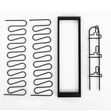 2 PCS Metal Hat Organizer Racks for 8 Caps and 3 Glasses Each