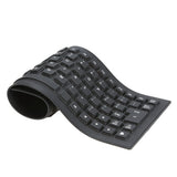 Foldable Flexible USB Keyboard Waterproof Silicone Style 1