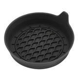 4PCS Car Cup Holder Coaster Silicone Non-Slip Cup Holder Insert Black