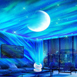 16 Color Aurora Projector with Bluetooth Speaker Rechargeable for Car Camping