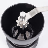 Manual Coffee Bean Grinder Hand Stainless Ceramic Burr Core Glass Jar Set
