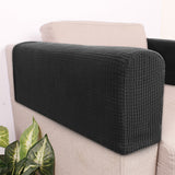 2PCS Universal Chair Arm Protector Covers for Furniture Black