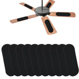 10PCS Ceiling Fan Air Purifier Pads Activated Coconut Shell for Blade Odor Dust Removal
