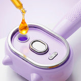Cat Ear Electric Spray Hair Brush with One Click Cleaning Purple