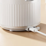 Ultrasonic Retainer Cleaner Rechargeable 3 Modes for Dentures Jewelry White