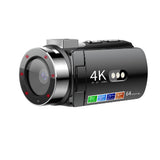 4K 64MP Camcorder 28X Digital Zoom Vlogging Camera for YouTube Style 1