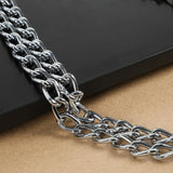 Dog Training Slip Collar Double Row Chain Large