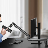 Low Profile Microphone Boom Arm Adjustable Stand
