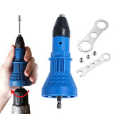 Rivet Tool Adapter Conversion Head Compatible with Electric Drills