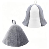 2 PCS Heat Insulation Sauna Hat for Men Women