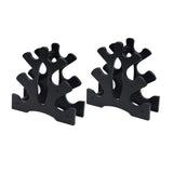2Pcs 3-Tier Dumbbell Storage Rack Tree Stand Weight Rack Display Holder for Fitness Equipment Storage