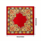 90cm Head Scarf for Women Scarf Printed Satin Square Scarf Bandanas for Women Style 1