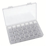 28 Compartment Plastic Storage Box for Jewelry Beads