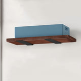 2Pcs Floating Shelf Brackets 0.4 cm Thick for Shelves Support DIY Small