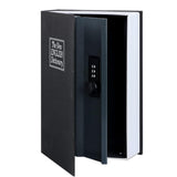 Book Secure with Combination Lock for Cash Jewelry Black