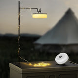 Portable Camping String Lights with Multiple Modes Rechargeable LED Camping Lantern for Outdoor Party Green
