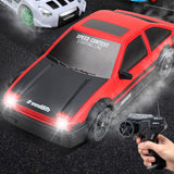 1/24 2.4GHz RC Drift Car 4WD High Speed Remote Control Racing Vehicle Red