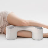 Ergonomic Side Sleeper Pillow with Arm Hole – Neck and Shoulder Support White with Gray