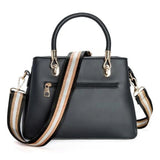 2PCS Adjustable Canvas Bag Strap with Metal Buckle for Crossbody Bags Black