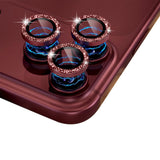 Glitter Camera Lens Film for iPhone 18 Pro and iPhone 18 Pro Max Red