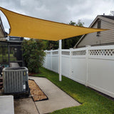 200x200cm Sun Shade Sail Cloth Canopy Outdoor Awning Rectangle Square Cover