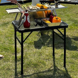 Folding Table Portable Adjusting Mesh Table for Camping BBQ Fishing