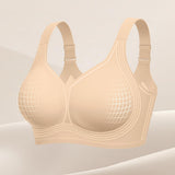 Bras for Women Supportive Wireless Push Up Bra Full Coverage No Underwire Seamless Plus Size for Women Skin Tone