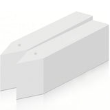 300PCS 10×2cm White Plastic Plant Labels Garden Name Tags