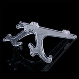 10 PCS Clear Adjustable Plate Display Easel Stands