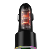 3-in-1 Car Charger – Retractable Coiled Cable with USB and Type-C Fast Charging