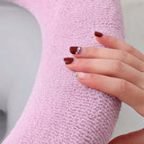 4Pcs Toilet Seat Cover Pads Washable Stretch Toilet Seat Cushion Cover with Handle for Home Bathroom Use