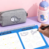 Grooved Writing Practice with 10 Refills for Age 3 to 8 Preschool Learning Activities