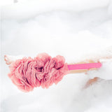 2Pcs Long Handle Scrub Brush for Shower with Loofah on a Stick for Back Use Style 2