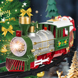 Hanging Christmas Train Toy Set – With Lights Music and Track for Kids
