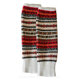 1 Pair Winter Multicoloured Socks Women Leg Warmer Gifts White