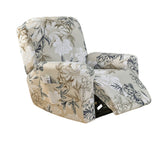 4-Piece Set Printed Recliner Chair Protector Cover Stretch  Sofa Couch Slipcover Style 4