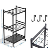 Garden Tool Organizer Yard Tool Tower Rack for Garage Organization and Storage