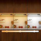 24 cm Rechargeable LED Motion Sensor Under Cabinet Light with Digital Display Timer