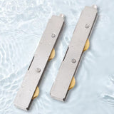 2 PCS Sliding Patio Door Rollers Wheels Durable Bottom Guide Wheel for Glass Door Small